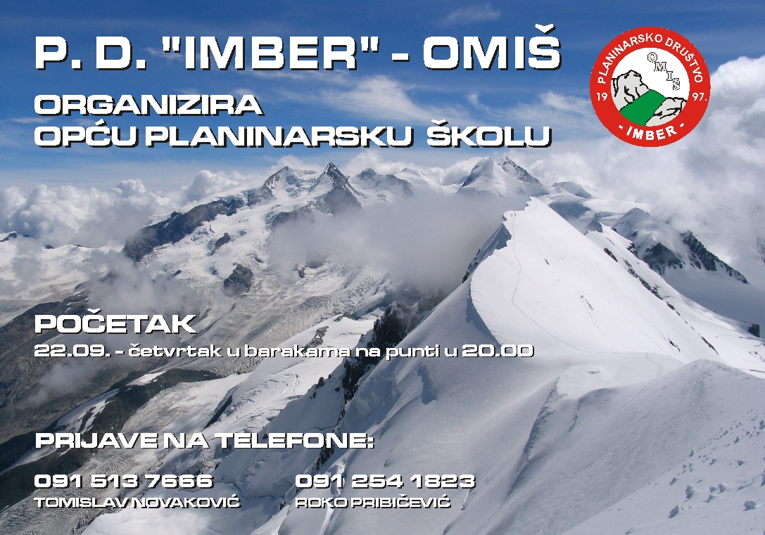 Opća planinarska škola sezona 2011/12.